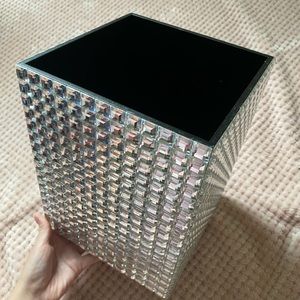 Bedazzled Gem Plant Holder, Garbage Can, Storage